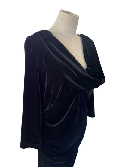 DEADLY DAMES VELVET WIGGLE DRESS | XL