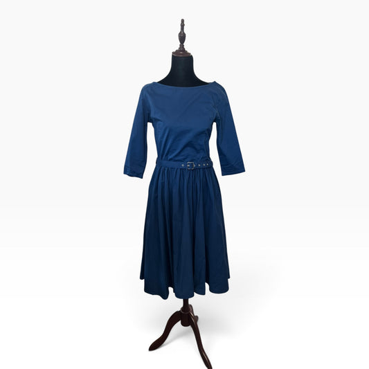 LINDY BOP NAVY DRESS | 12