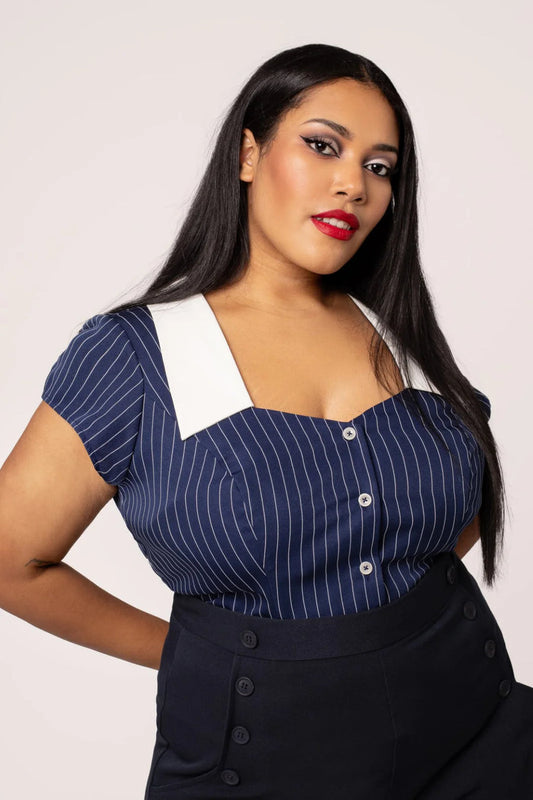 HELLBUNNY COSTELLO TOP SZ 20