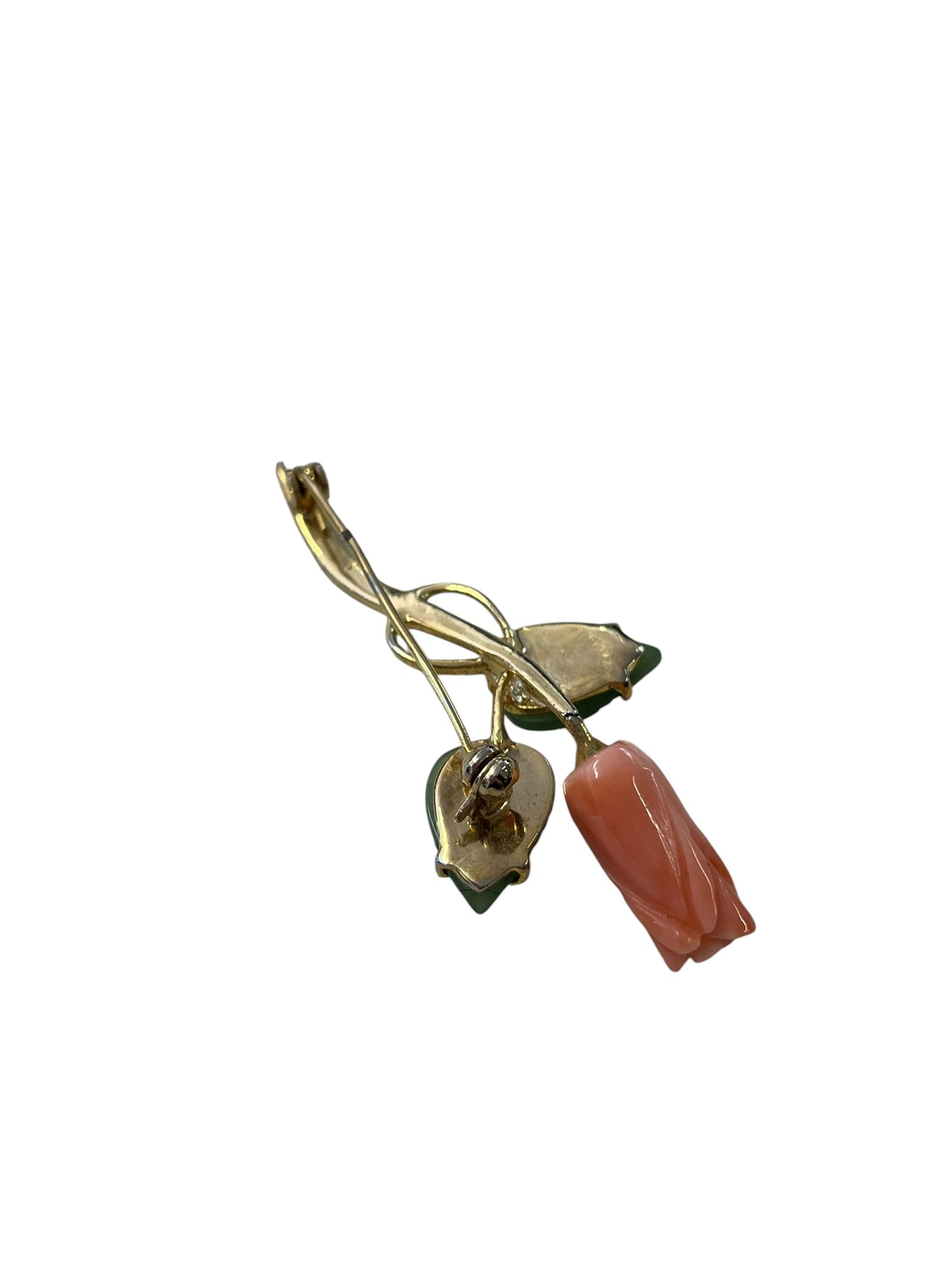 APRICOT ROSE BROOCH