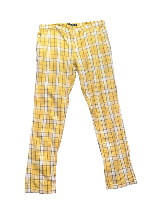 DANGERFIELD YELLOW TARTAN PANTS | 34