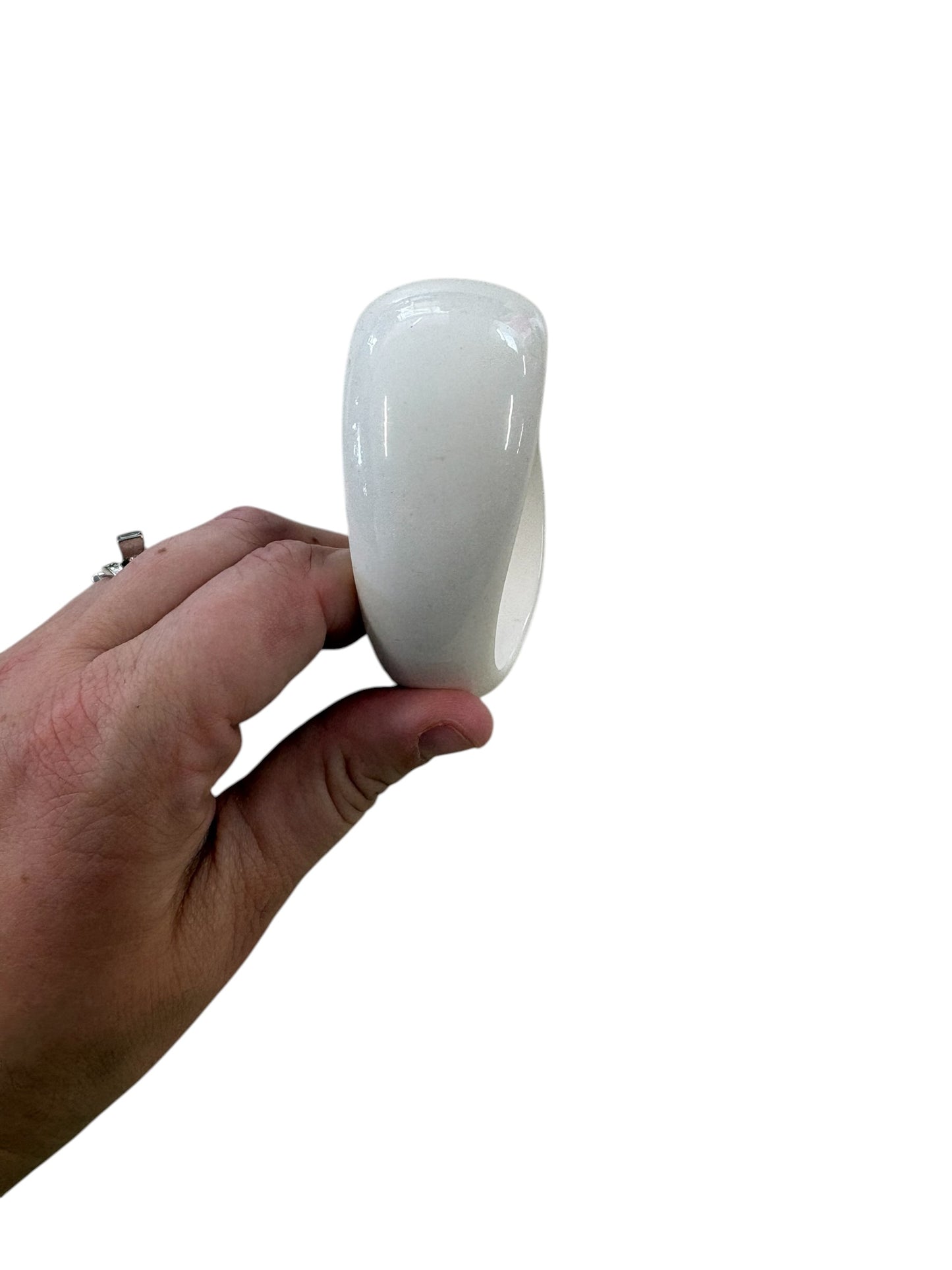 WHITE WOBBLE BANGLE