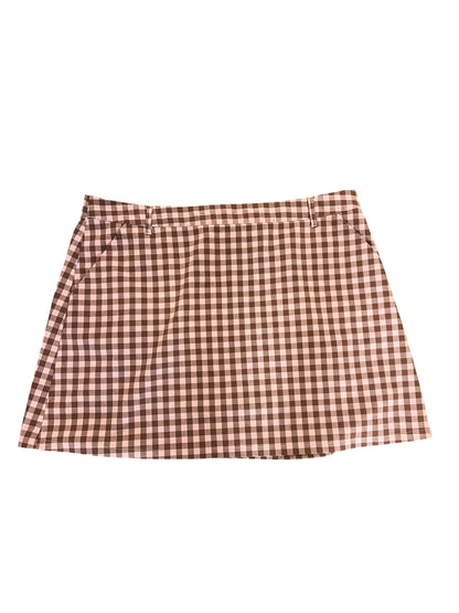 PRINCESS HIGHWAY PINK GINGHAM SKIRT | 20