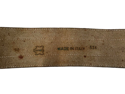 BROWN LEATHER BELT | M