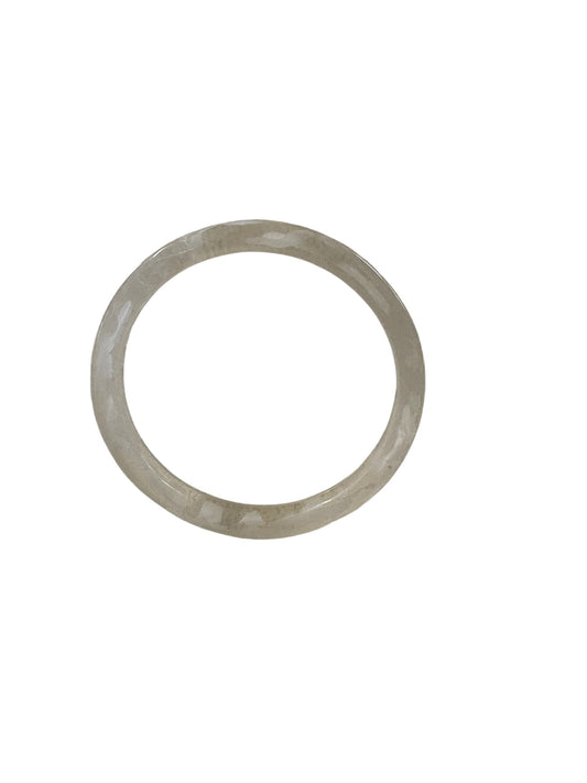 TRANSLUCENT WHITE SPLATTER BANGLE