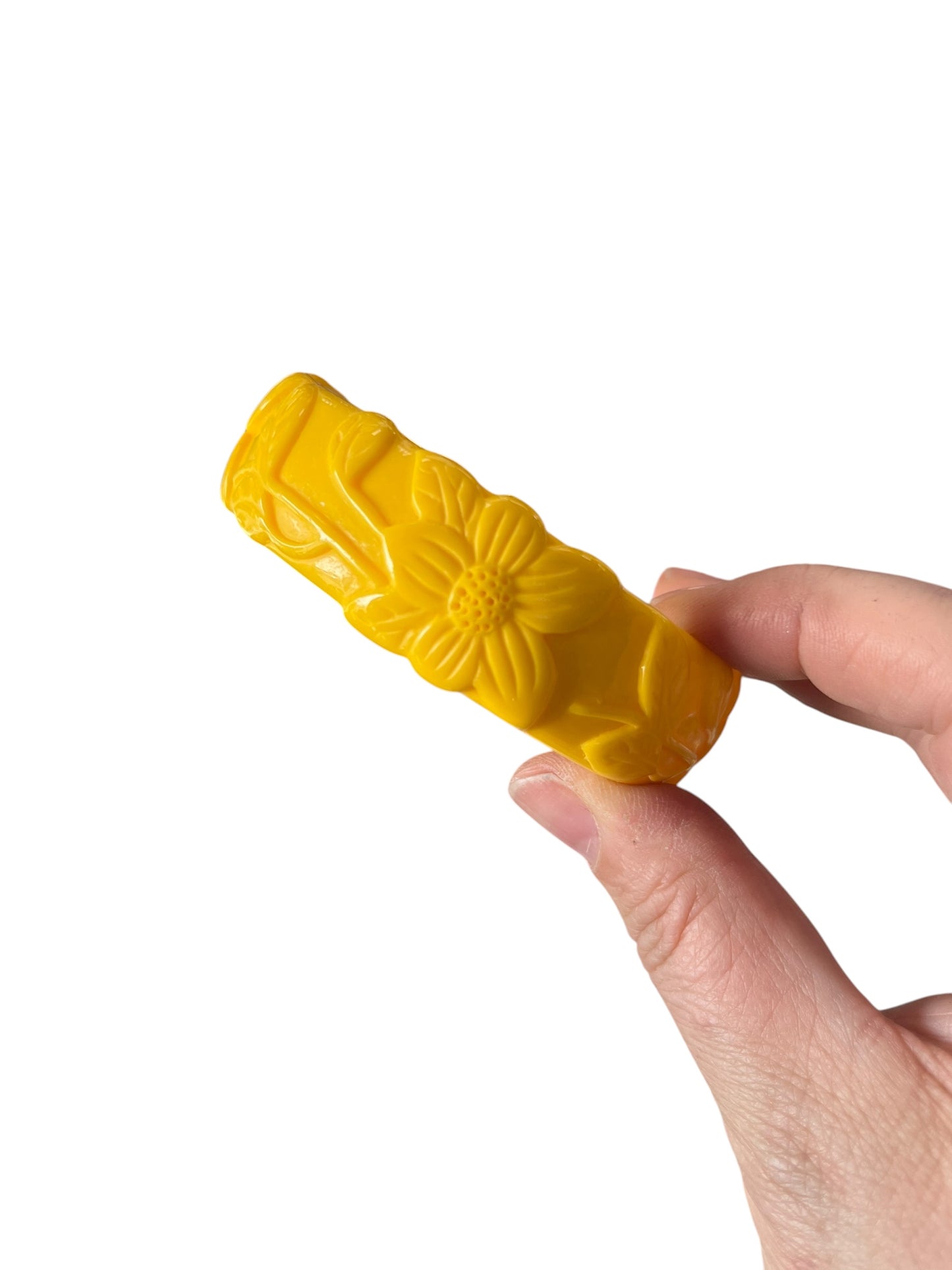 YELLOW FLORAL BANGLE