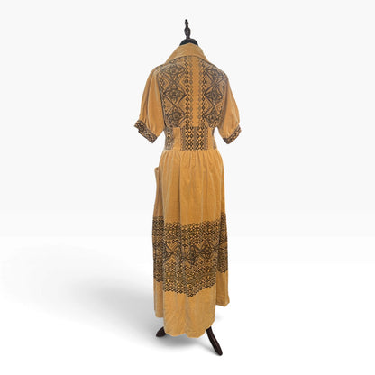 FANNY BUSS HANDPRINTED DRESS | 12/14
