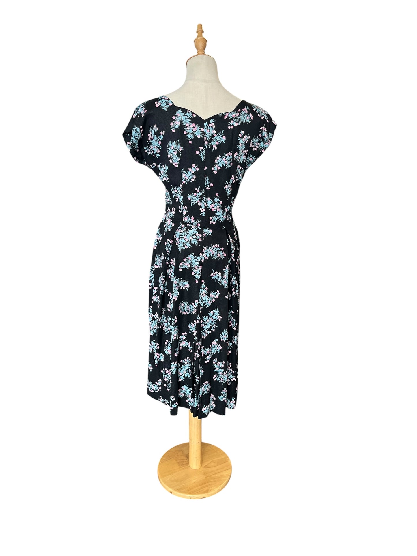 BLUE & PINK VINTAGE DRESS & BOLERO | 10