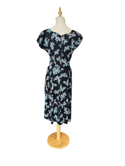 BLUE & PINK VINTAGE DRESS & BOLERO | 10