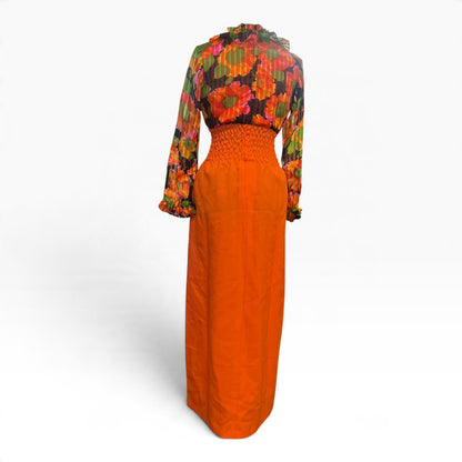 AMERICAN LADY ORANGE & GREEN MAXI | 8