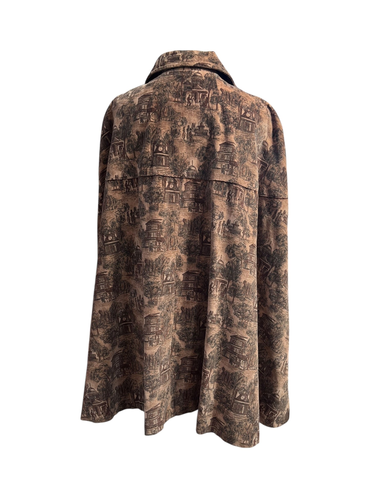 CHARMING VELVET CAPE