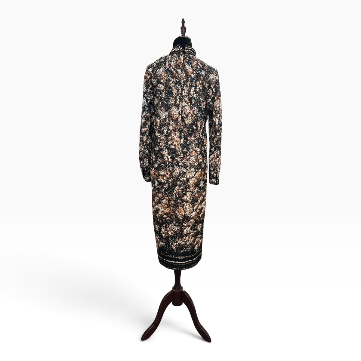 PRINCETON BROWN PATTERN DRESS | 10