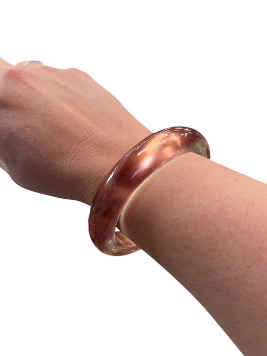 MIRRORED ROSE GOLD BANGLE