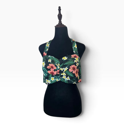 BANNED TROPICAL BANDANA TOP | XL 12/14