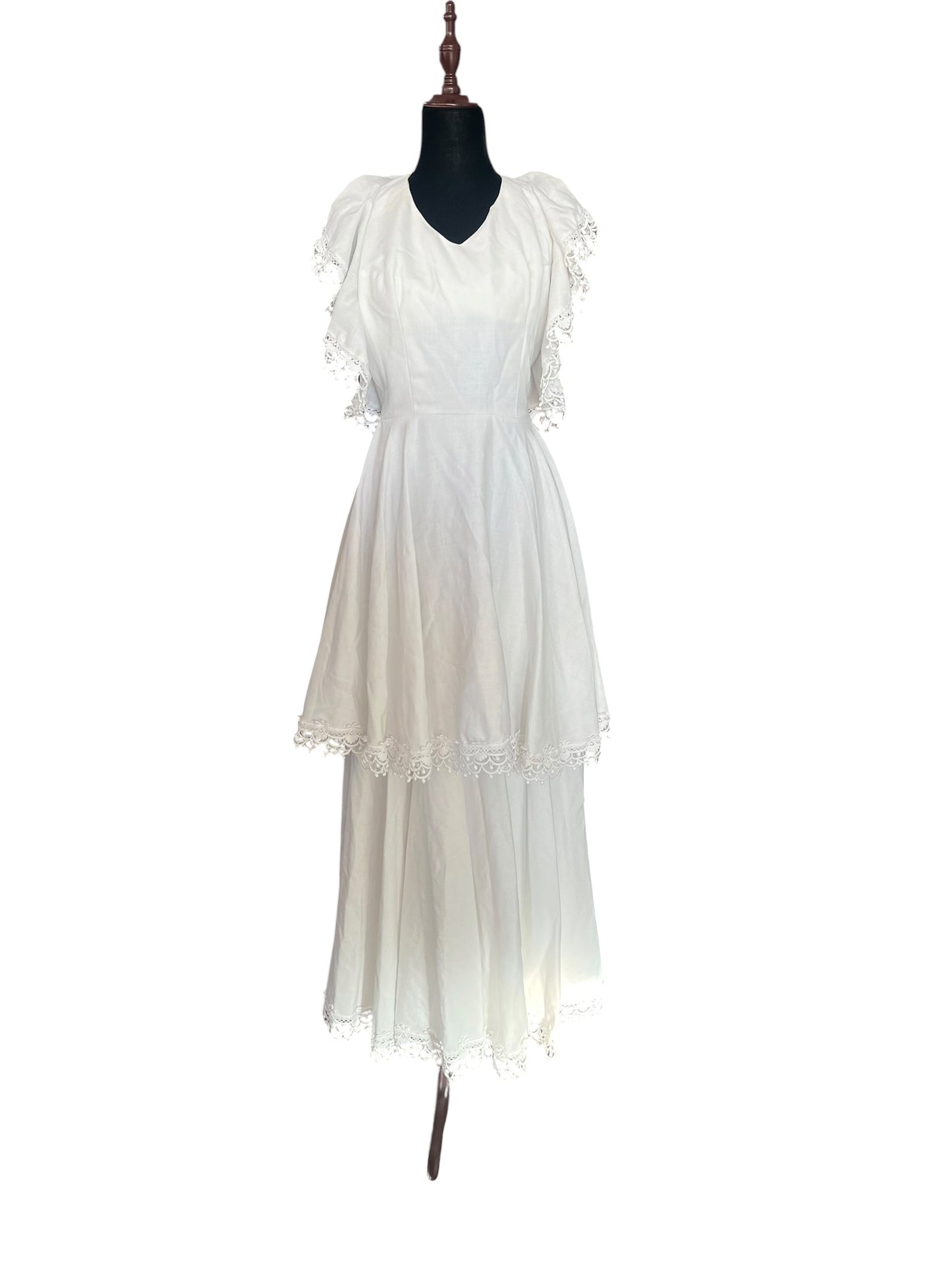 1970s WHITE DRESS | 4/6