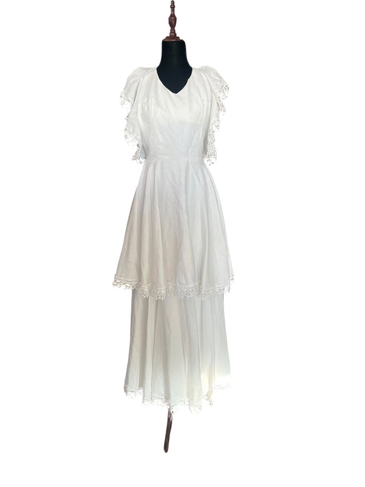 1970s WHITE DRESS | 4/6