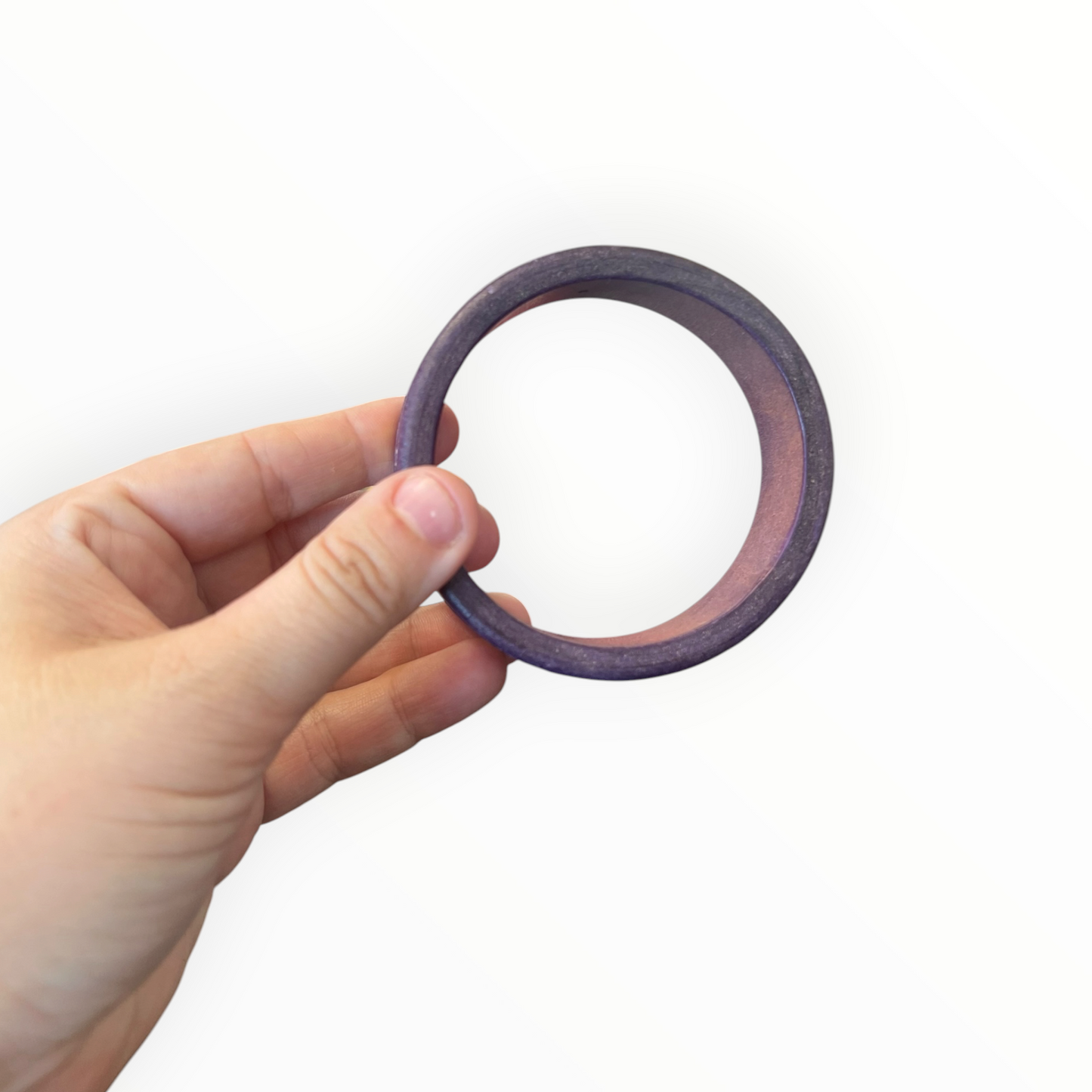 RIVETING PURPLE BANGLE