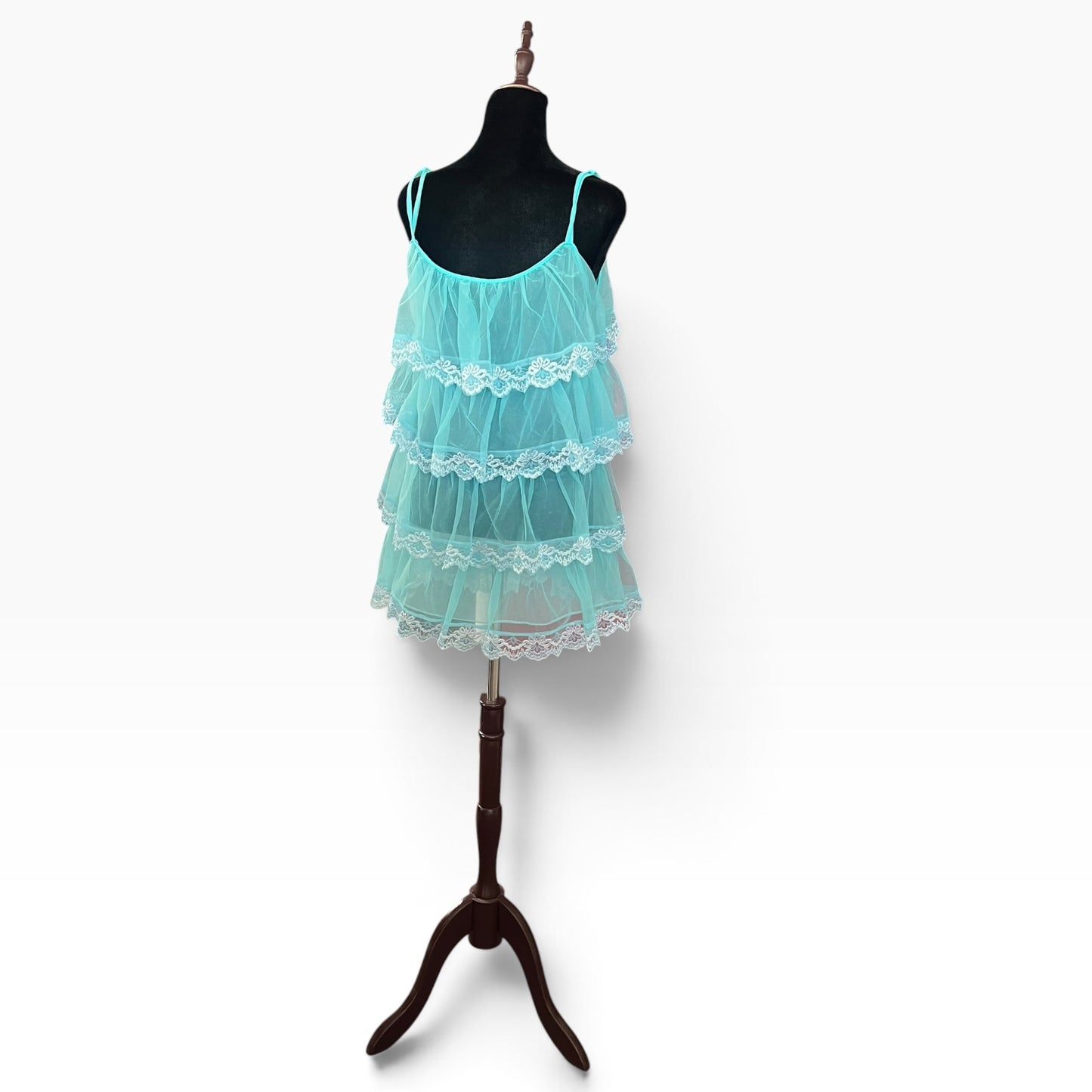 SEA BLUE NYLON TEIRED NYLON | 10