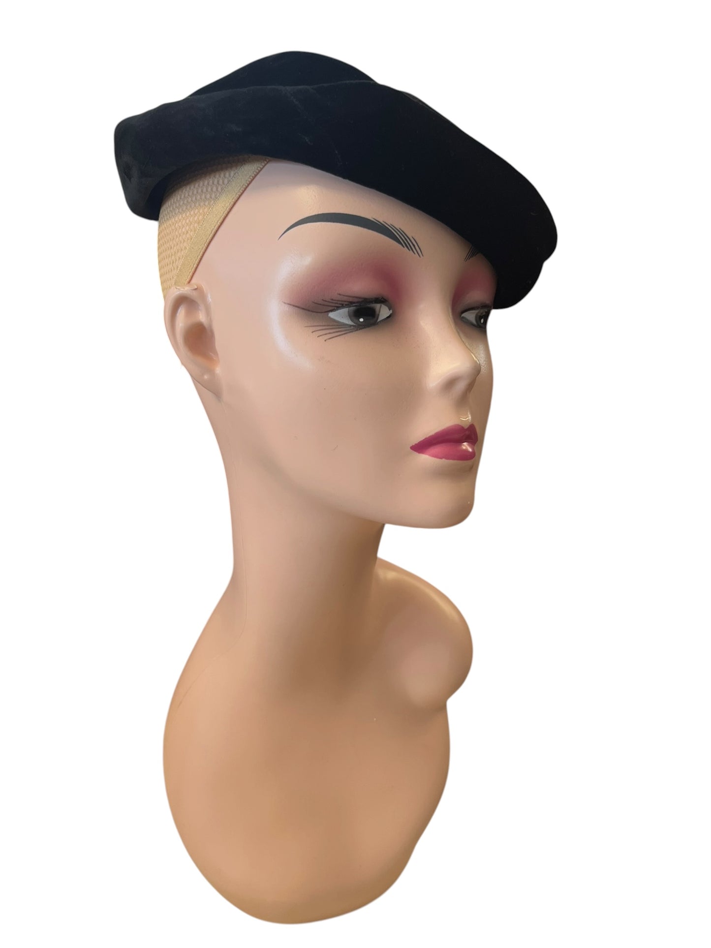 BLACK RHINESTONE HAT