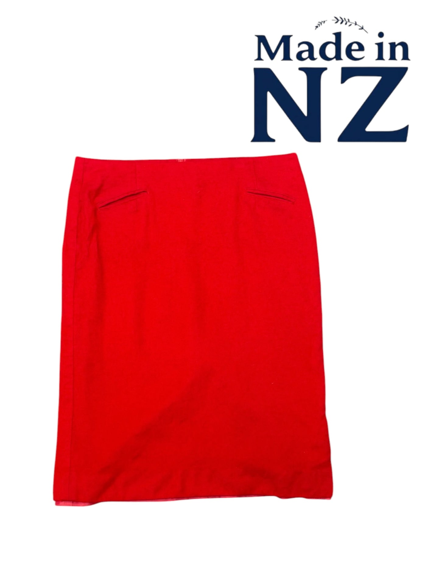 VINTAGE RED BIDSWEAR SKIRT | 12-14