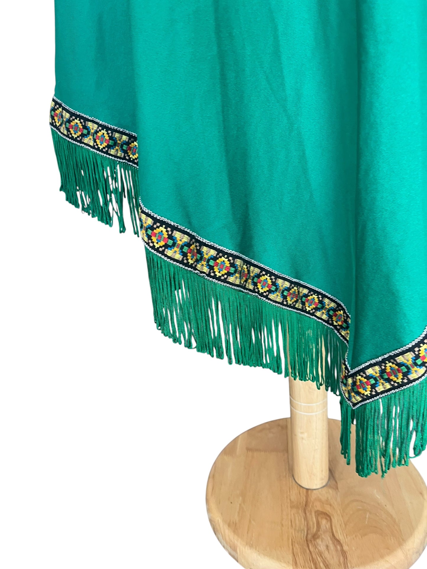 BARNABY GREEN FRINGE DRESS | 8