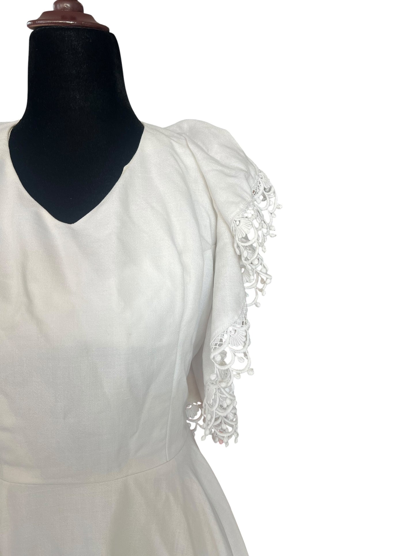 1970s WHITE DRESS | 4/6