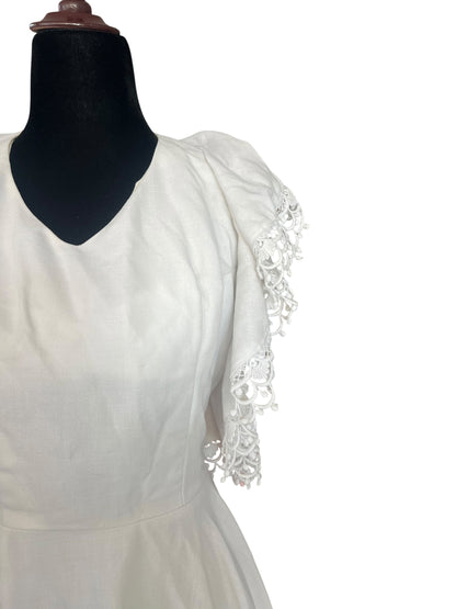 1970s WHITE DRESS | 4/6