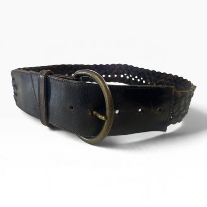 BROWN WEAVE BELT | 80cm