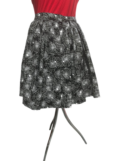 BLACK SPIDERWEB SKIRT  | 20