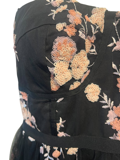 CITY CHIC FLORAL COCKTAIL DRESS | S