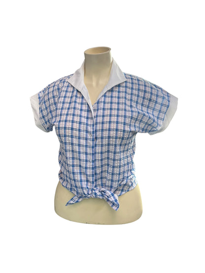 ROCK & ROMANCE BLUE CHECK SHIRT | 14