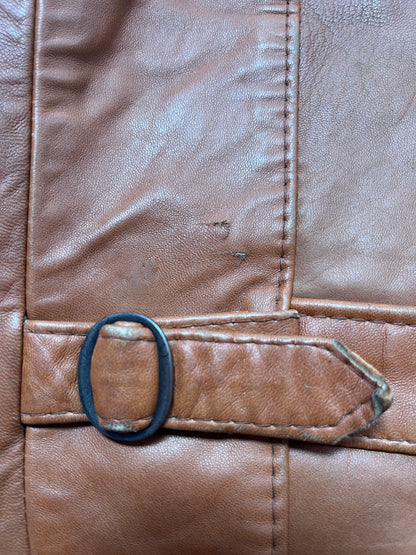 ROBINA 70s LEATHER JACKET SZ 38