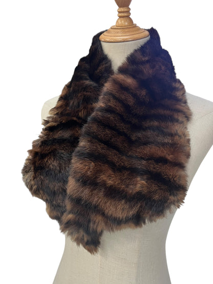 STRIPED FUR PIECE