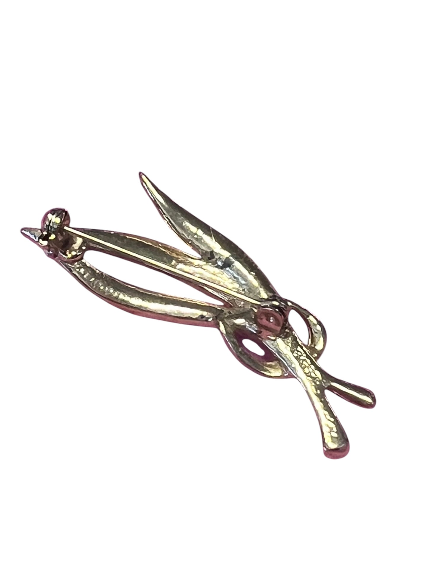 18KT GOLD LEAF BROOCH