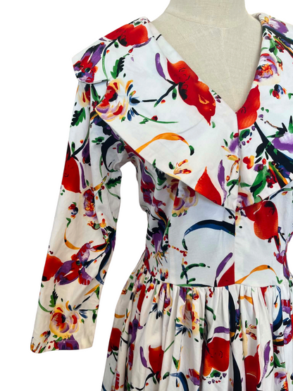 LONG SLEEVE FLORAL DRESS | 12