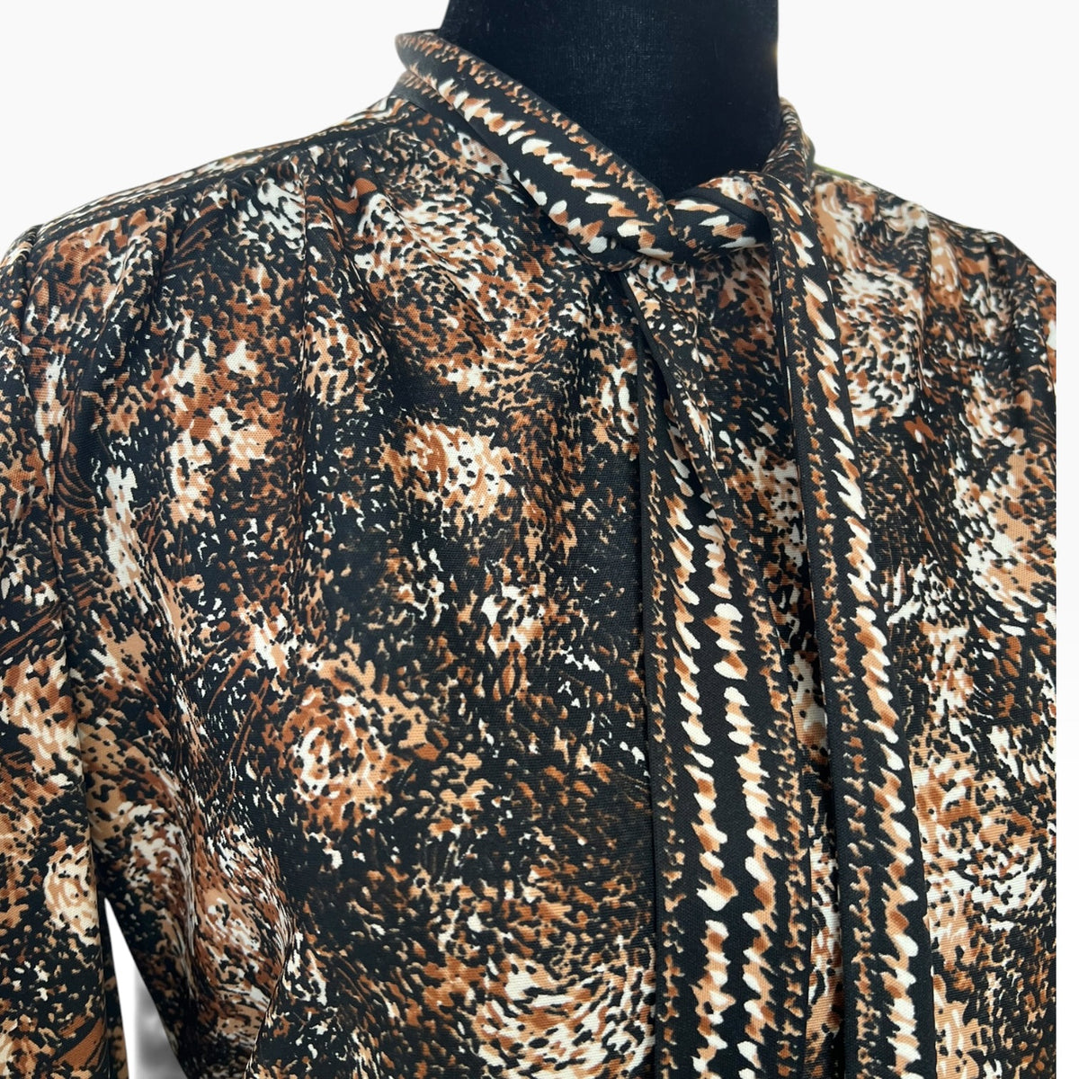 PRINCETON BROWN PATTERN DRESS | 10