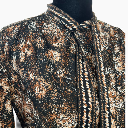 PRINCETON BROWN PATTERN DRESS | 10