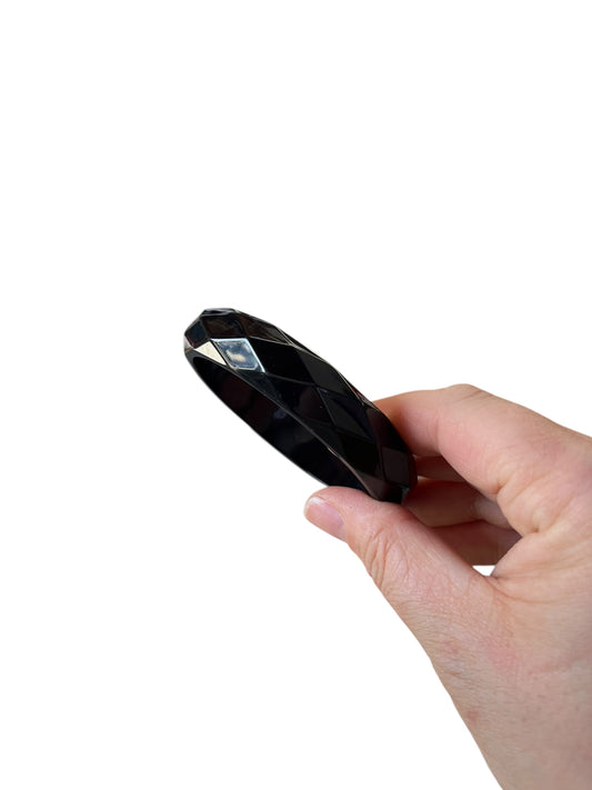 BLACK HEX BANGLE