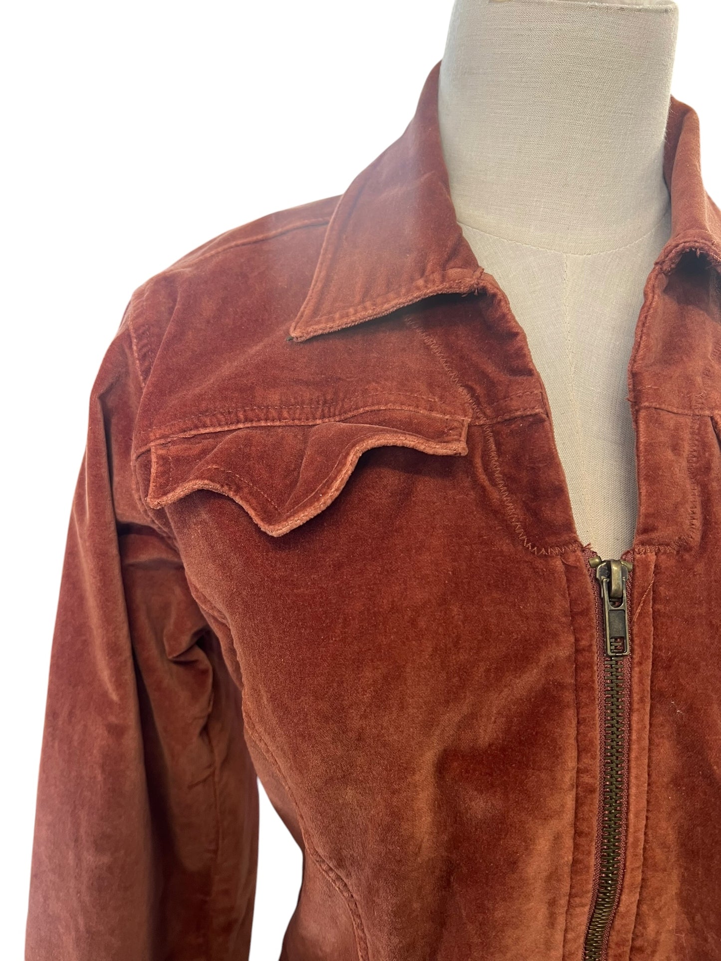VELVET ZIP UP 70S SHIRT | 10