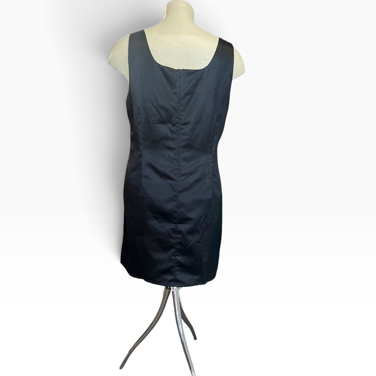 BLACK FRIDAY BLACK SATEEN DRESS | 20