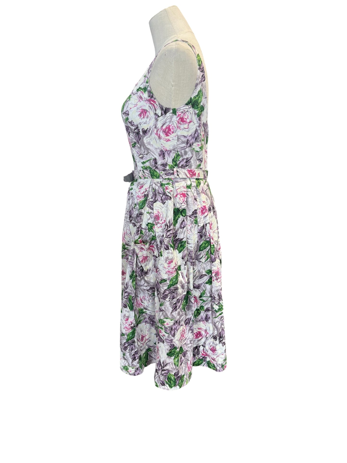 RETROSPECTD PURPLE & GREEN DRESS | 6