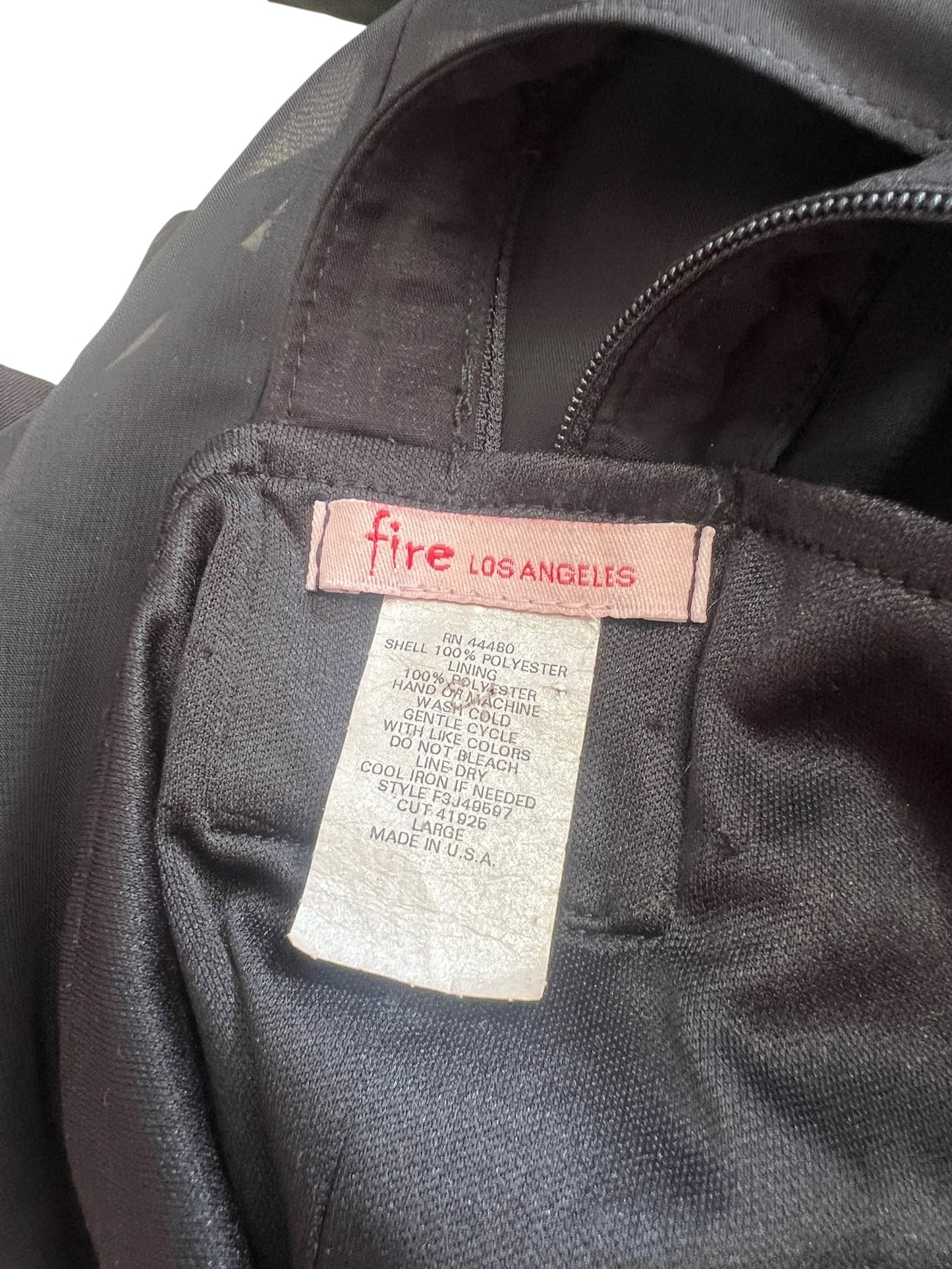 FIRE LA BLACK DRESS | L