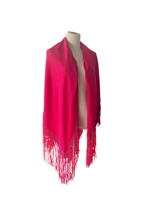 VINTAGE PINK PIANO SHAWL