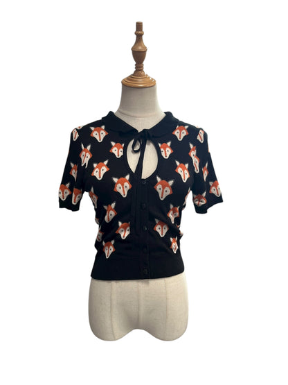 BLACK FOX CARDIGAN | 10