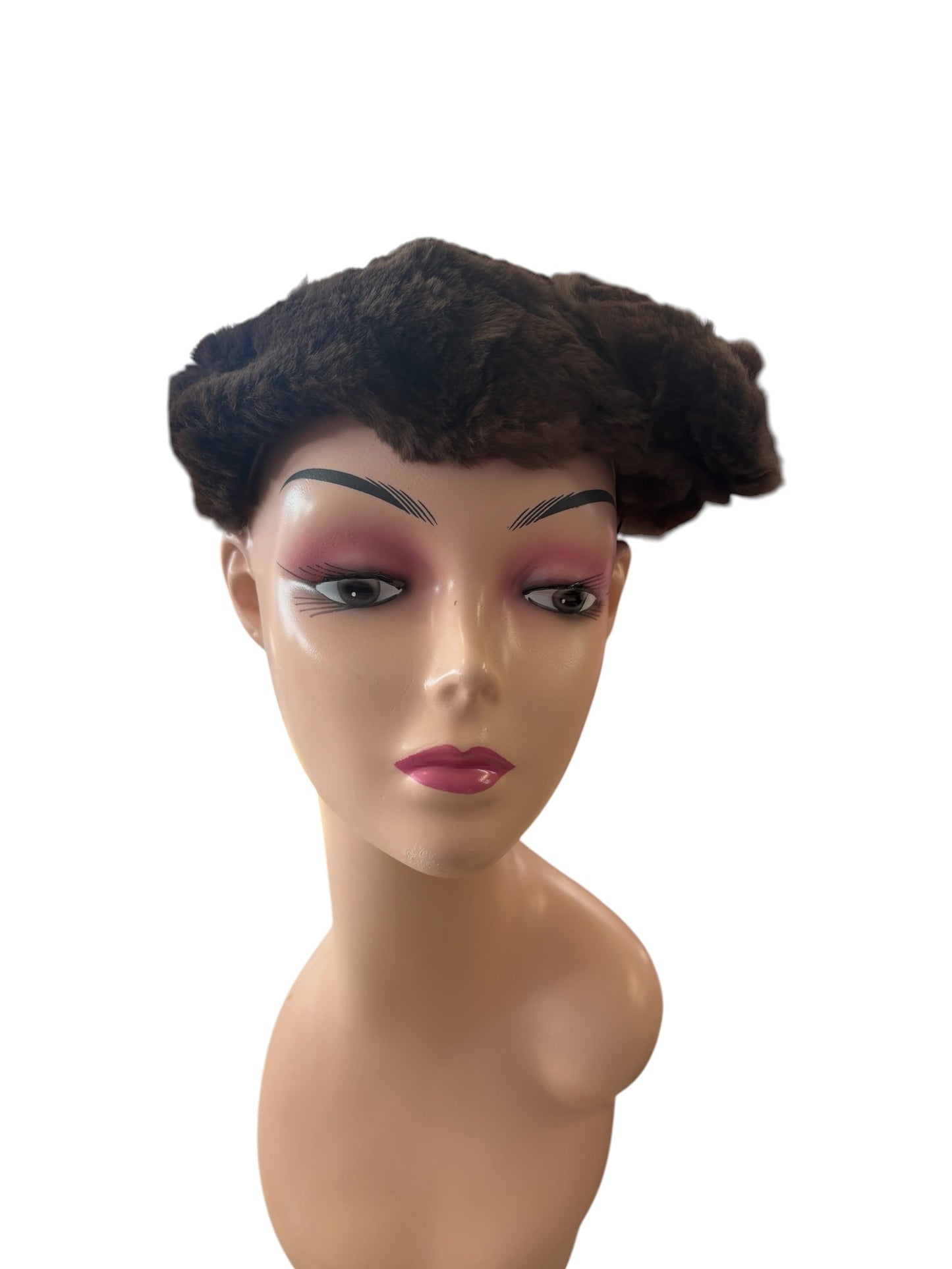 FUR SWIRL HAT