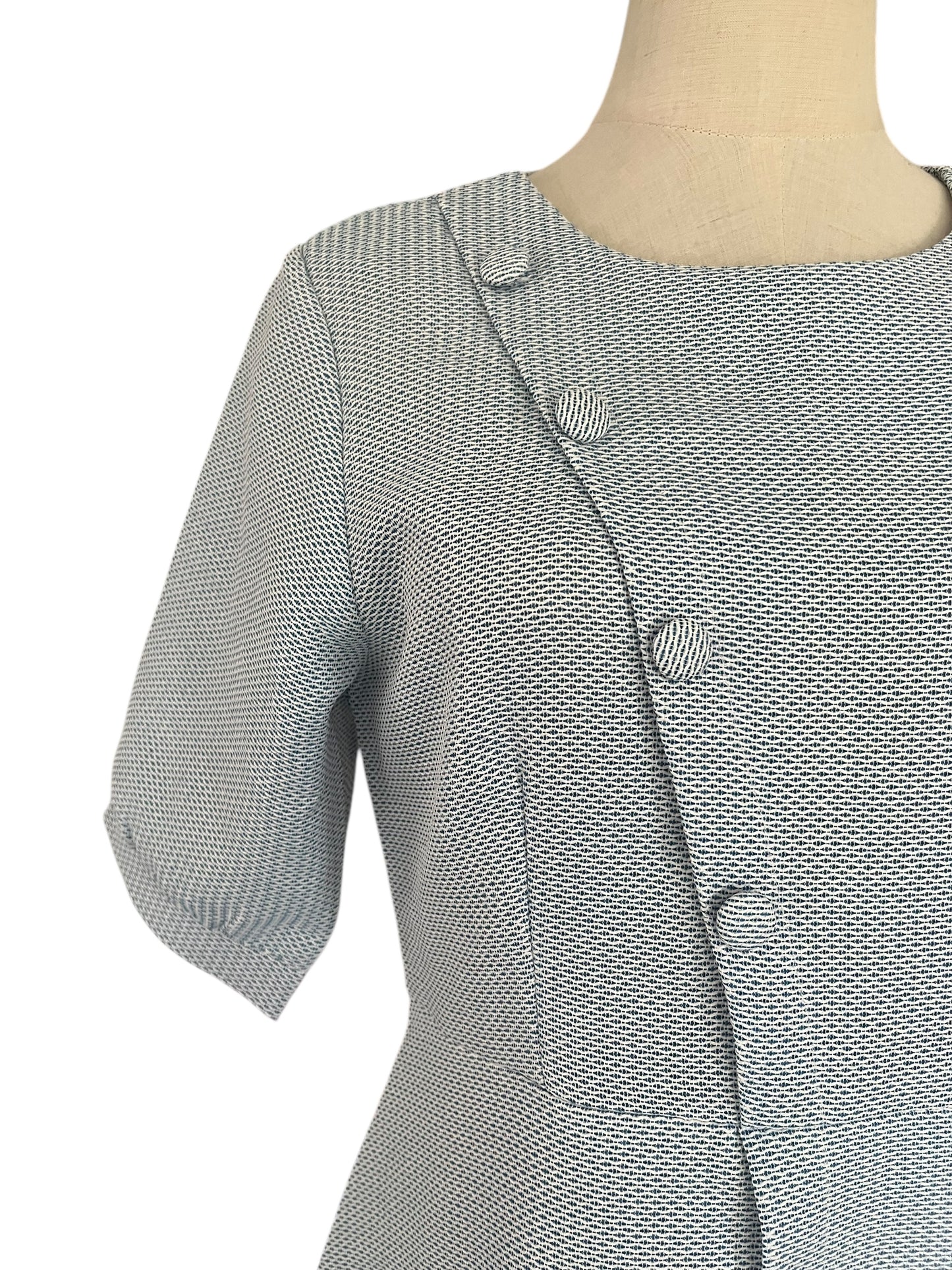 SHIBI BLUE 60S DRESS | 12