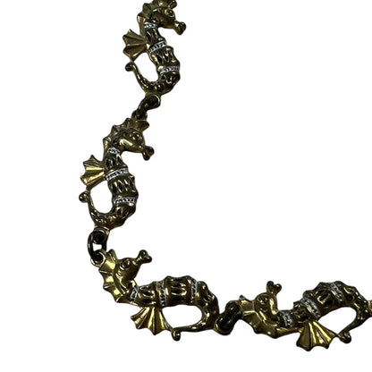 BRASS SEAHORSE BRACELET