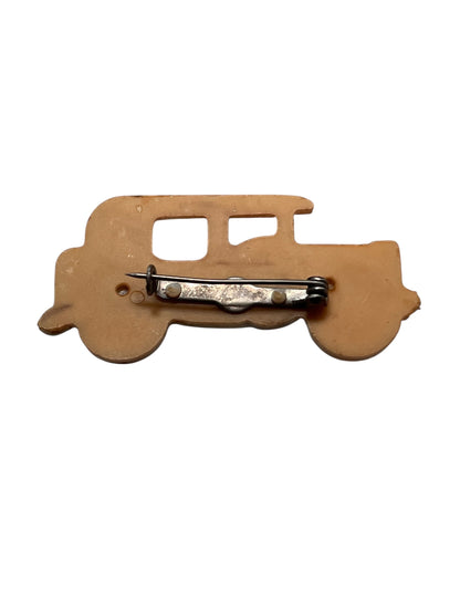 VINTAGE CAR BROOCH