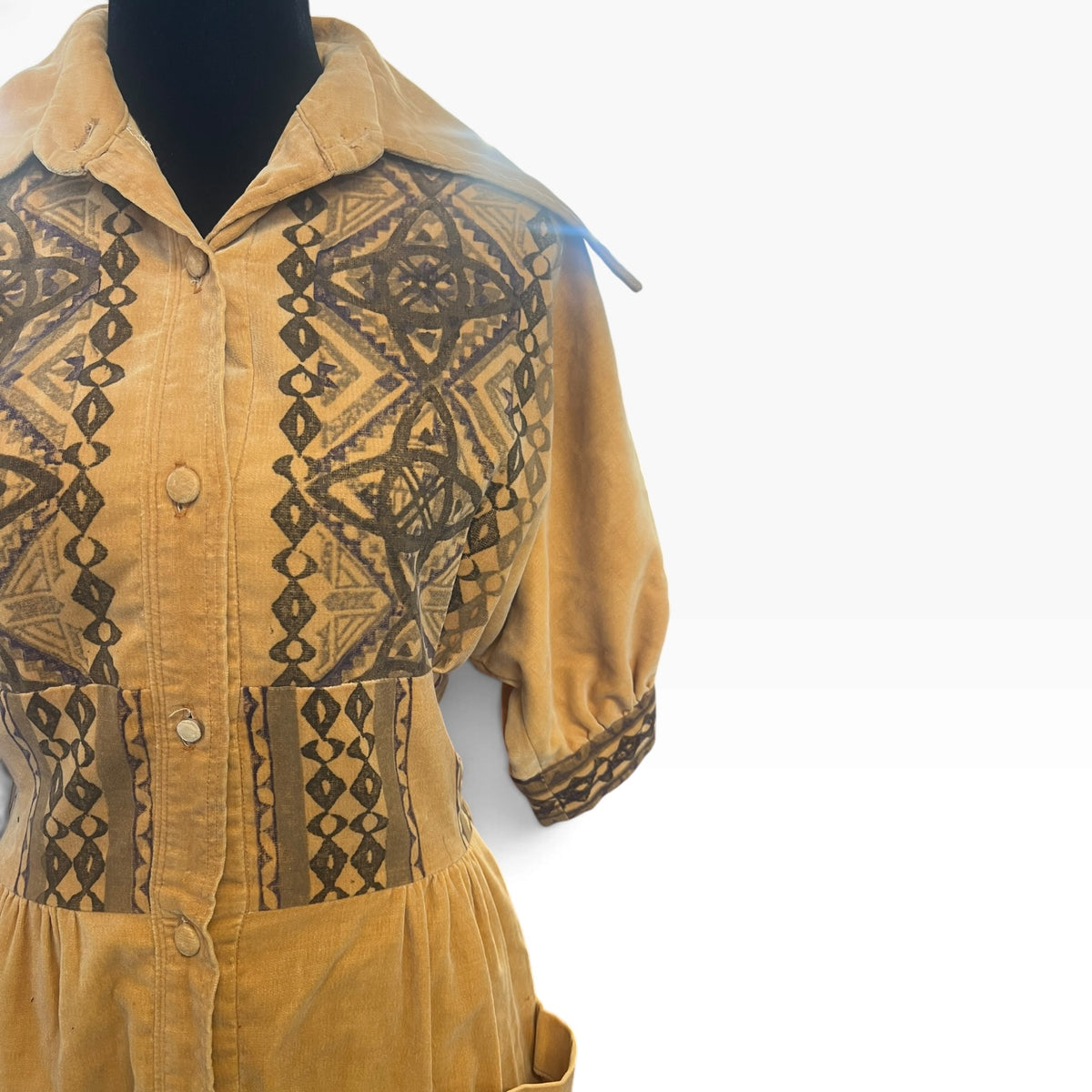 FANNY BUSS HANDPRINTED DRESS | 12/14