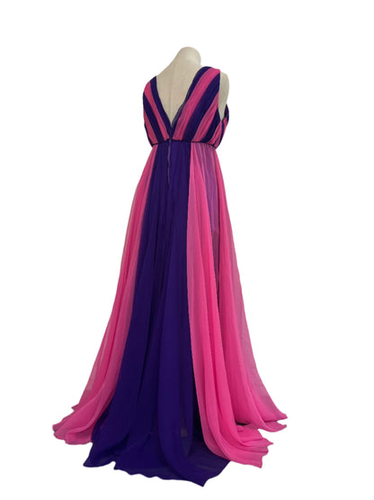FENN DELL PINK PURPLE DRESS SZ 6/8